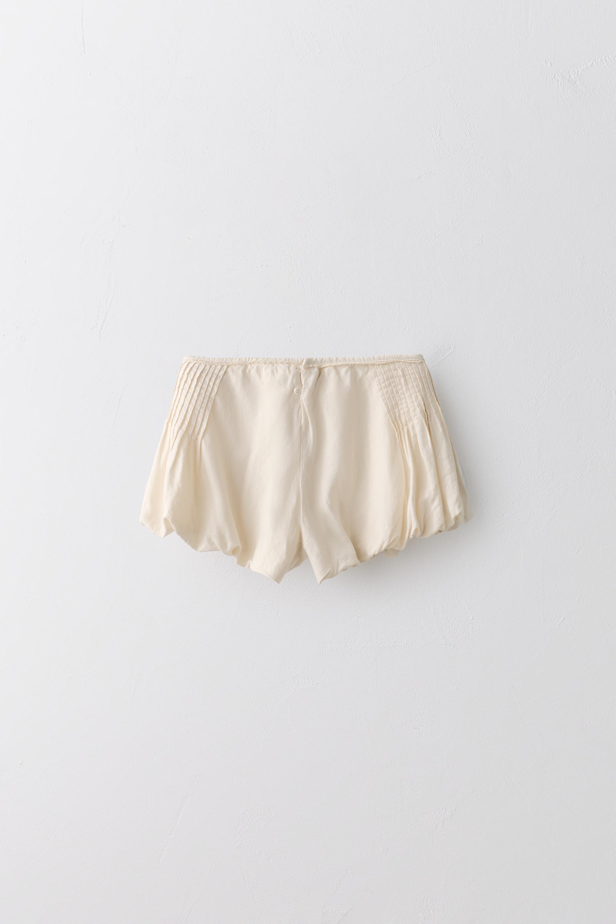 2-5 YEARS / LIMITED EDITION COTTON LINEN BLOOMER SHORTS